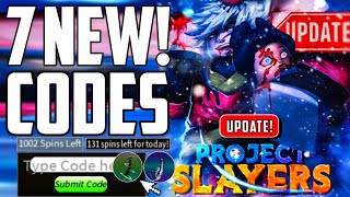 ✨[ALL NEW]✨PROJECT SLAYERS CODES - 2025 CODES FOR PROJECT SLAYERS -  ROBLOX PROJECT SLAYER CODES