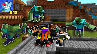 Zombies Attacked Our Minecraft SMP ! | Oggy SMP-18 | Basu Plays