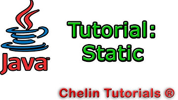 Tutorial Programacion Java 28 : Modificador Static