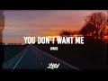 James Arthur - "I'm not what you want" (Lyrics)