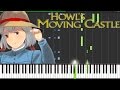 Howl's Moving Castle Theme [Piano Tutorial] (Synthesia) // Fontenele NXT