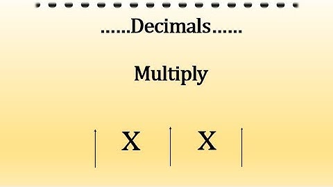 Multiplying, times with decimals made easy.Maths help, Basics.