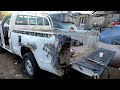 Restoration an accidental Isuzu pickup truck