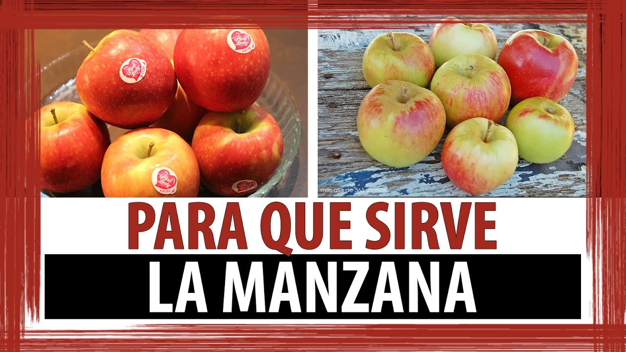 Para qué es buena la manzana