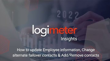 Logimeter Insights: How to Update Employee Information