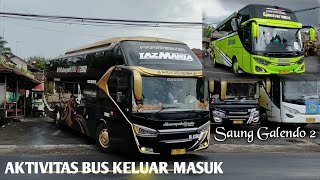 KELUAR MASUK RM SAUNG GALENDO 2 JADI RUTINITAS BUS BUS DI AKHIR PEKAN