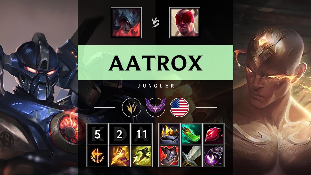 Aatrox Jungle vs Lee Sin - NA Master Patch 25.19