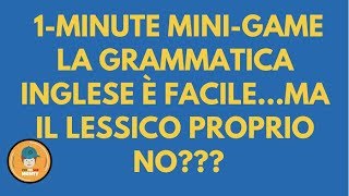 LA GRAMMATICA INGLESE È FACILE... MA IL LESSICO PROPRIO NO? WATCH, PLAY AND LEARN! screenshot 2