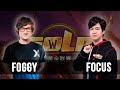 WGL Foggy (NE) vs FoCuS (Orc) 1 set с Майкером