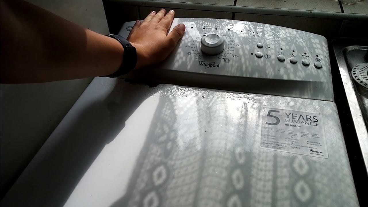 Whirlpool unbalanced spins YouTube