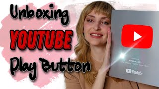 Unboxing YOUTUBE Play Button - 100.000k Creator Avards