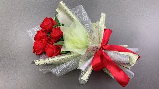ABC TV | How To Make Rose Paper Flower Bouquet #2 - Craft Tutorial