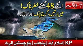 Next 48 Hours! Heavy Rain Alert Across Pakistan | 15-Day Weather Forecast | Pakistan Weather Update