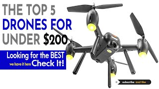 Top 5 Drones Under 200 Bucks? Best Drones For The Money 2021!