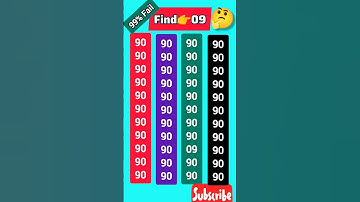Find 09??🤔 #quiz #puzzle #gk #shorts #youtubeshorts #ask #trend #music #ytshorts #how #find #viral