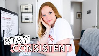 HOW TO STAY CONSISTENT WITH BLOGGING: Tips to creating quality content each week | THECONTENTBUG
