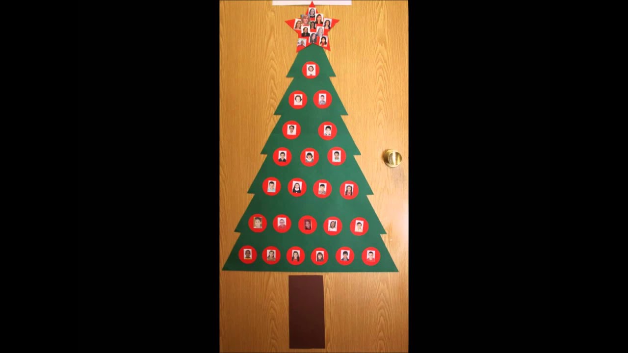 3PCS Árbol De Navidad Colgantes Adornos de ventana de puerta del armario de madera decoración de Navidad Hazlo tú mismo 