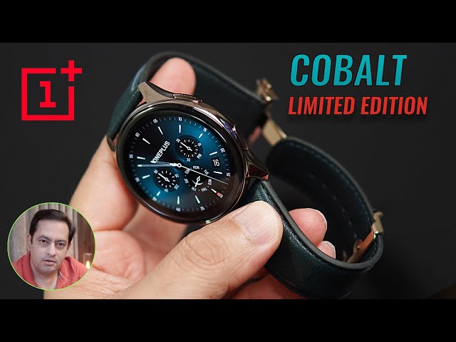 OnePlus Watch Cobalt limited edition Smartwatch using cobalt alloy middle  frame!