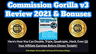 😀Commission Gorilla v3 Review 2021 and Bonuses #Shorts😀