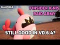 Palworld: Finsider Ignis Raid Army vs all Palworld Raids - v0.6.4 Test