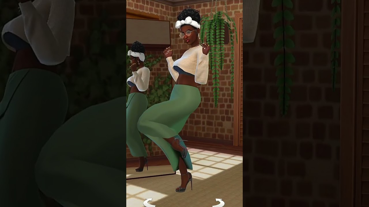 Outfit Showcase Aye Monae #sims4 #thesims #sims4cc #simstuber #urbansims #blacksimmer #blacksims