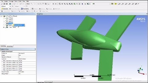 #VTOLAircraftDesign #Fluent (FluidFlow) Analysis in Ansys Workbench-part 1