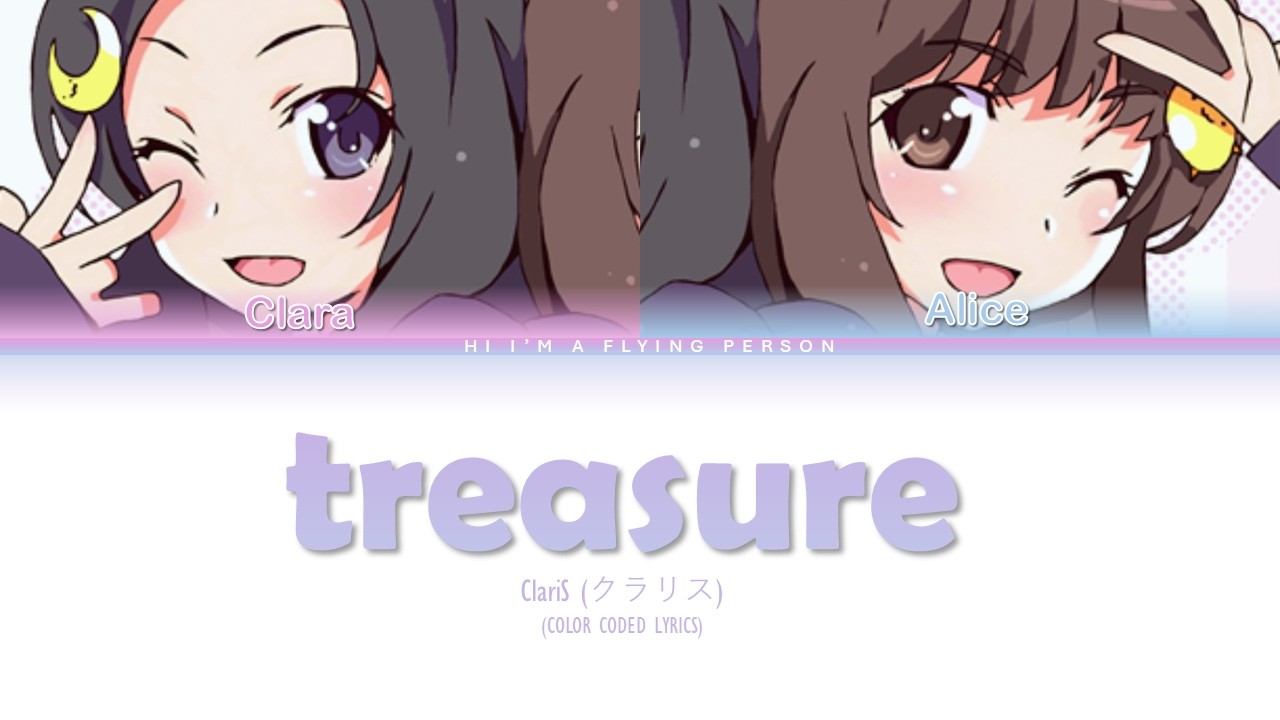 ClariS (クラリス) treasure [Color Coded Lyrics/KAN/ROM/ENG] - YouTube