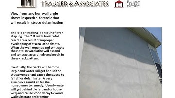 Orlando Florida Home Inspector Explains Stucco Lathe Inspection Defects