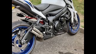 Best slip-on exhaust for motorbikes Mivv Titanium Double Gun. Suzuki GSX-S1000. Wear headphones!