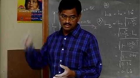 Subbiah Pandian   Mechanical Universe Part 42 The Lorentz Transformation 8 in Tamil