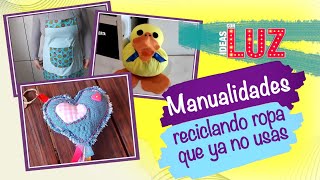 🌸Tutorial de manualidades reciclando ropa ✂️/ Craft tutorial with recycled clothes by IDEAS CON LUZ 68 views 3 months ago 6 minutes, 41 seconds