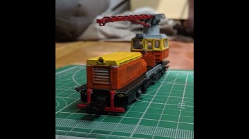3D-printed МПТ-4 utility railcar in HO-scale