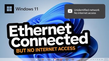 How to Fix Ethernet Connected But No Internet Access - Windows 11