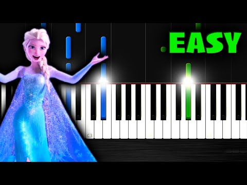 Let It Go (Frozen) - EASY Piano Tutorial by PlutaX - YouTube