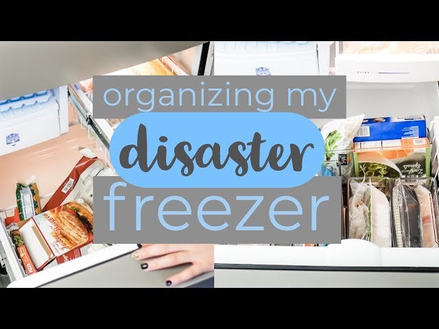 Organizing My Disaster Freezer! || Deep, Small Freezer Organization