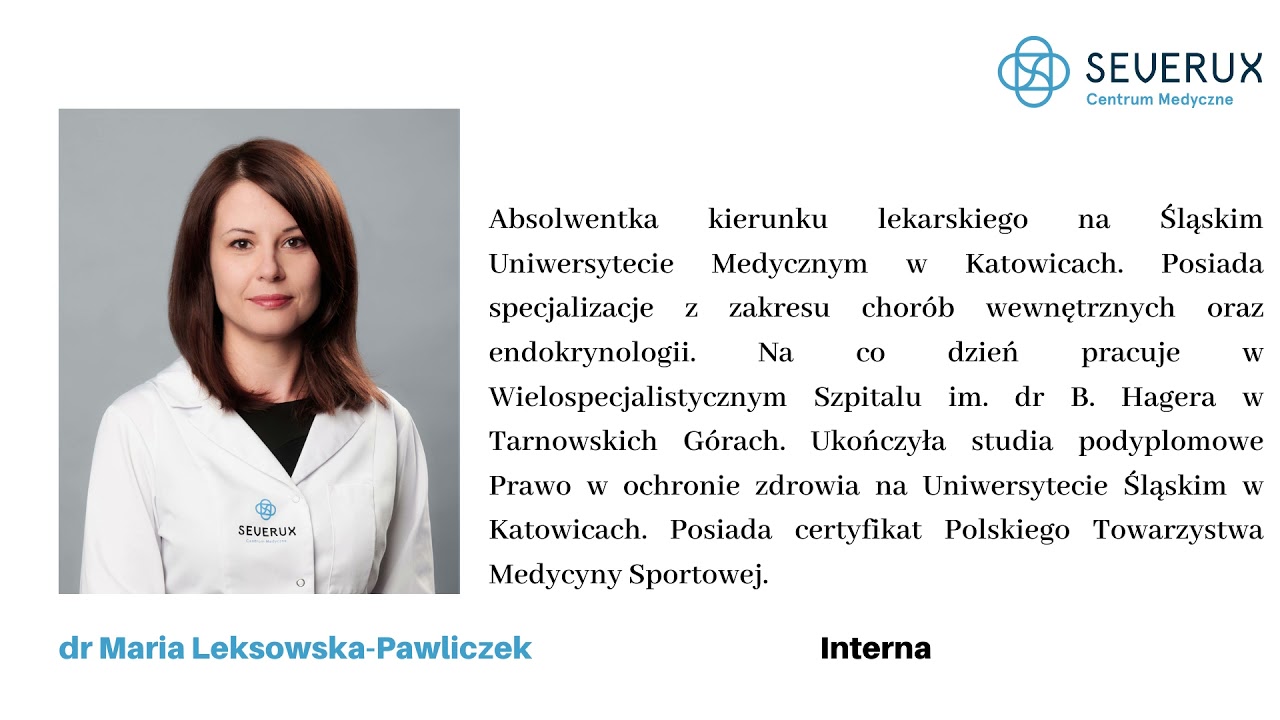 Prezentacja specjalistów Centrum Medycznego Severux.