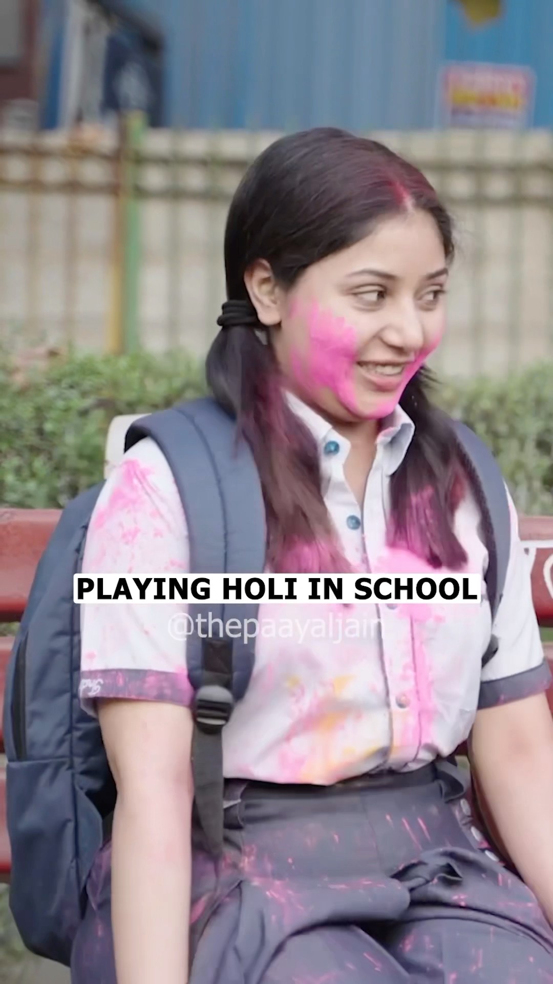 Holi After School | Last Day of School Before Exams | Holi with Friends and School Life