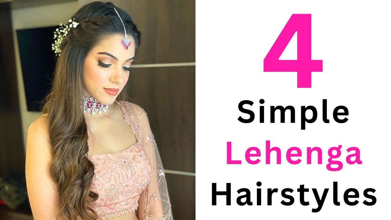 20 Modern Hairstyles for Lehenga Choli | Styles at Life