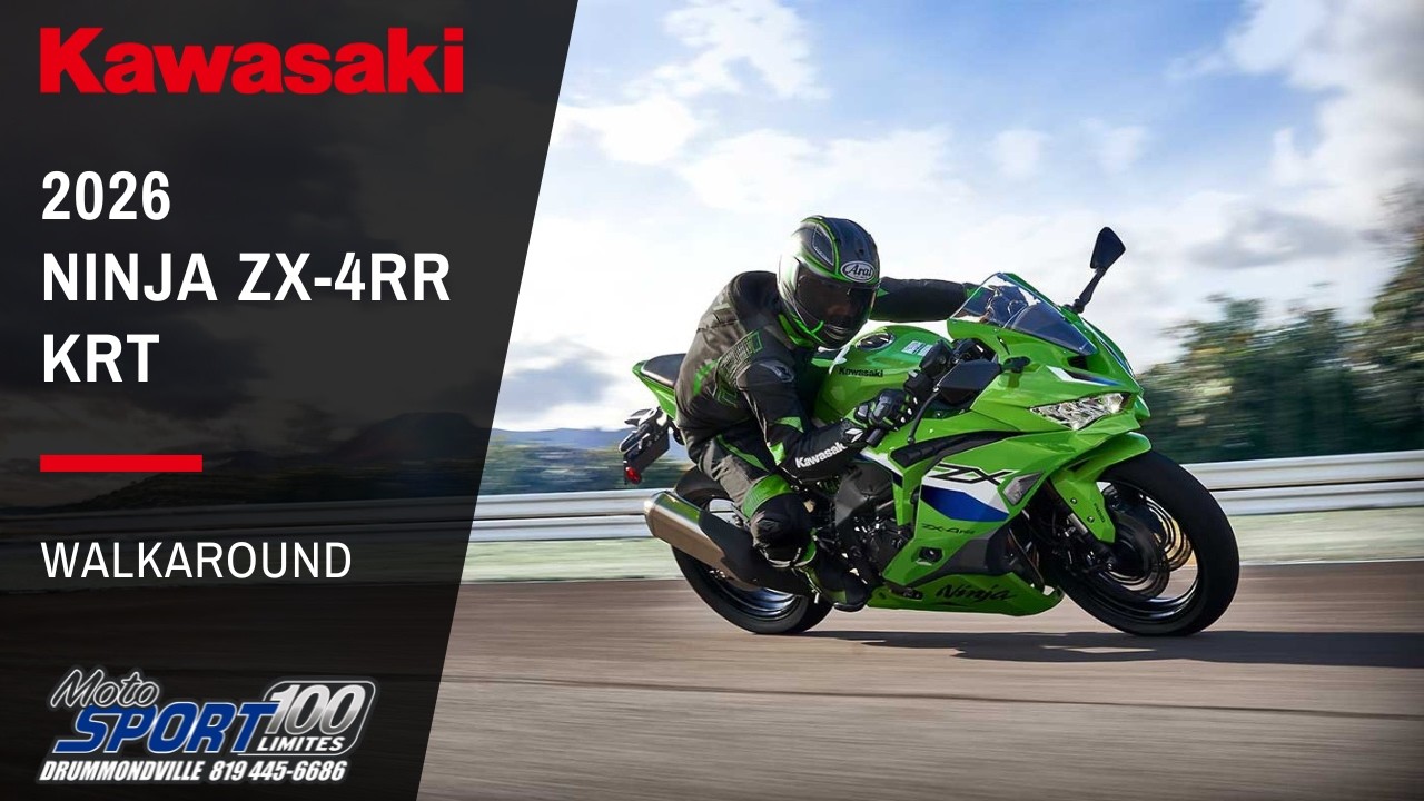 New 2026 Kawasaki NINJA ZX-4RR KRT in Drummondville