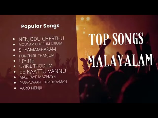 Malayalam Songs  | Cover Songs | Relaxing | Chill & Relax | Melody class=