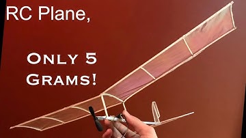 Building an Ultralight Indoor RC Airplane - My Lightest RC Plane Ever!