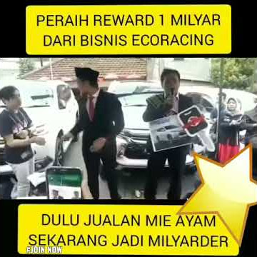 Penjual mi ayam jadi miyarder di Eco Racing: Wa.085332612830