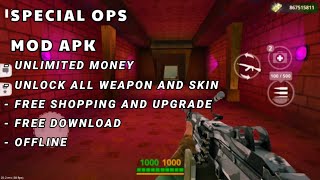 GAME OFFLINE MIRIP CODM - SPECIAL OPS MOD APK ( UNLIMITED MONEY ) screenshot 4