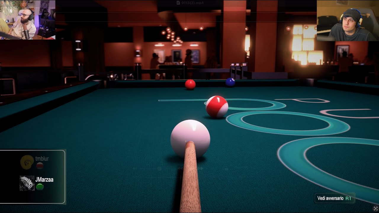 BLUR gioca a Biliardo con MARZA MANUXO E MOLLU