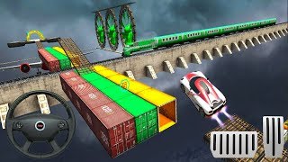 Impossible Car Tracks 2019 Android Gameplay Level 1-6 screenshot 5
