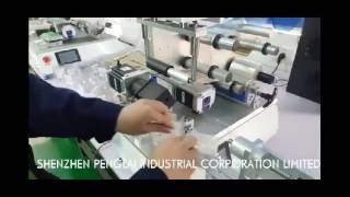 Semi automatic tabletop rolling labeling machine for square jars