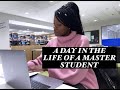 A DAY IN THE LIFE OF A MASTER STUDENT || UNIVERSITY OF SALFORD || MANCHESTER