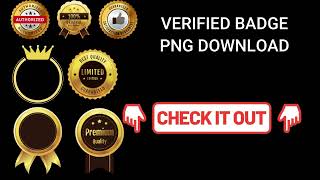 VERIFIED BADGE PNG HD IMAGE DOWNLOAD