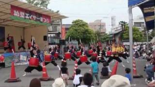 琉球國祭り太鼓 ( 年中口説 ) in 粕壁エイサーまつり 2011