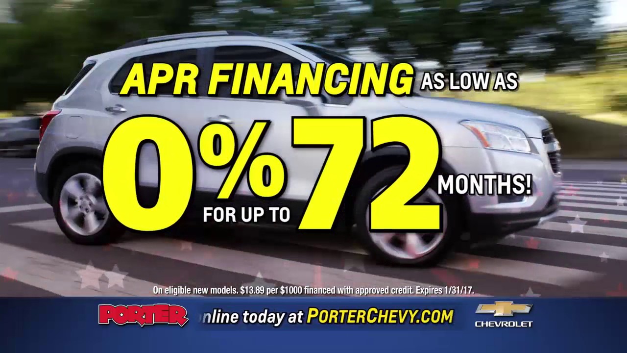 PORTER CHEVY JANUARY SAVINGS